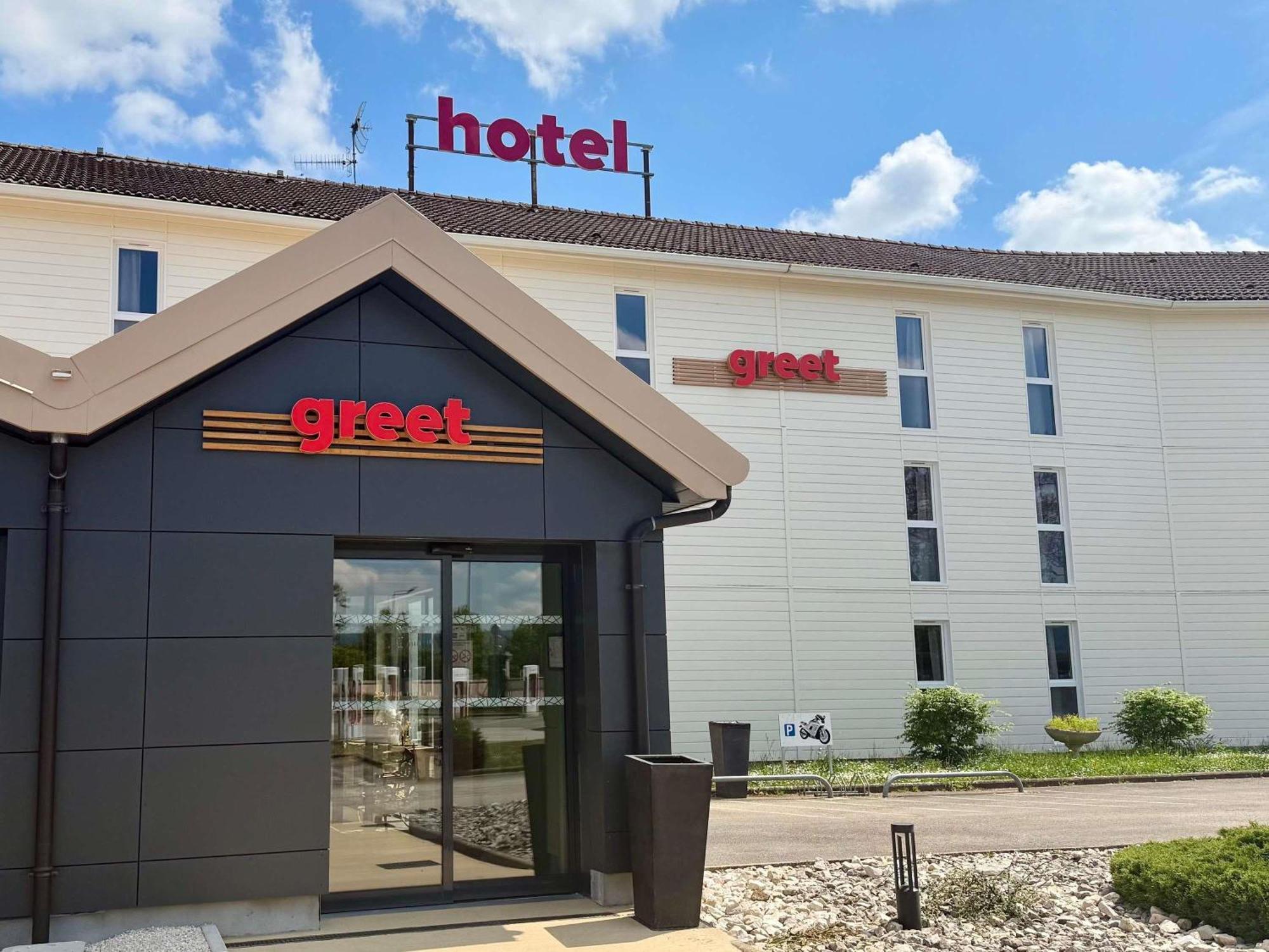 Greet Hotel Dijon Sud Longvic Luaran gambar